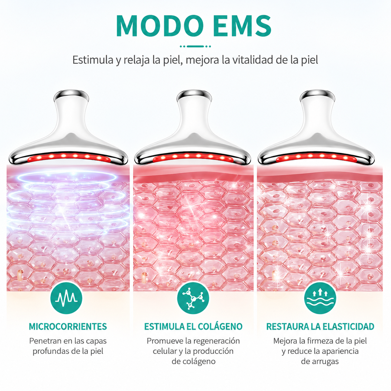 Masajeador antiarrugas con 7 luces™